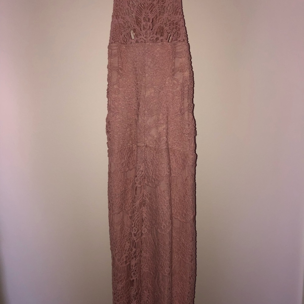Free People Pink Lacey Dress